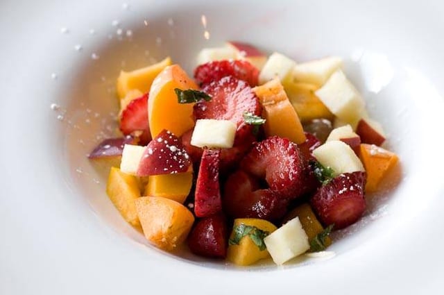 Cheese & Fruit.